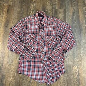 Vintage 80s kingsport flannel button up